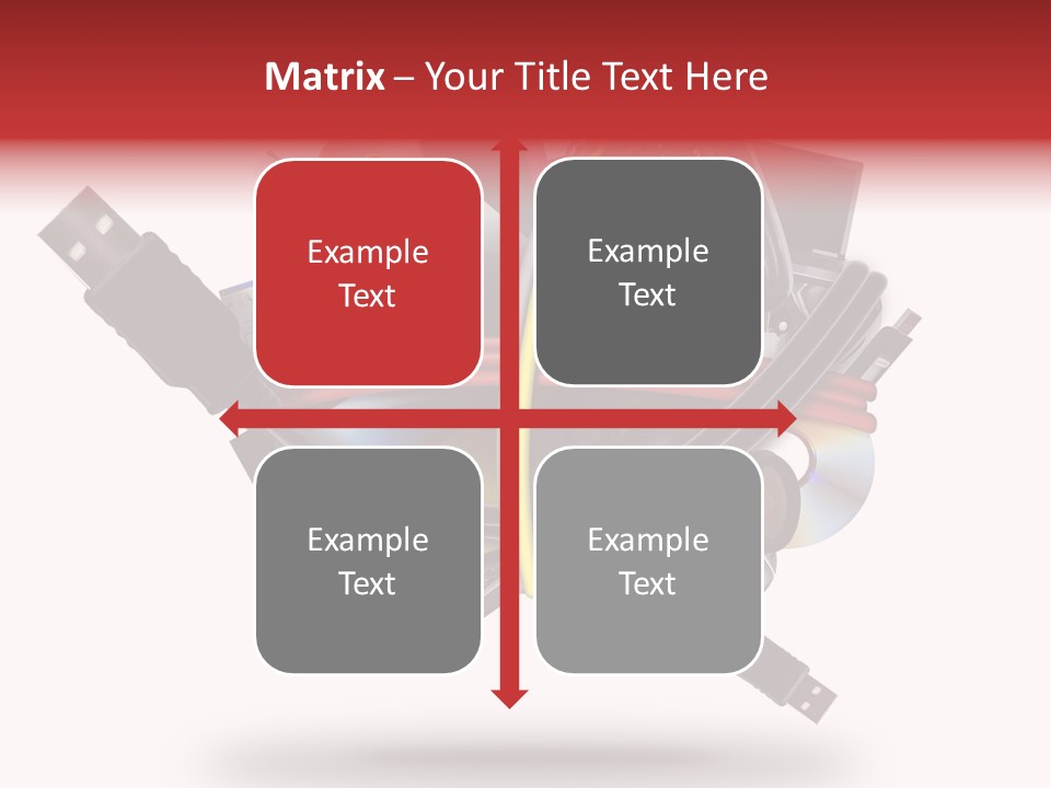 Connection Computer Organize PowerPoint Template