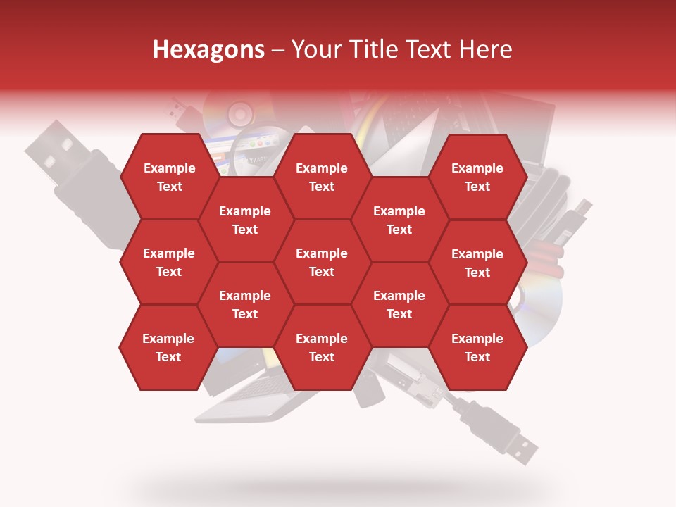 Connection Computer Organize PowerPoint Template