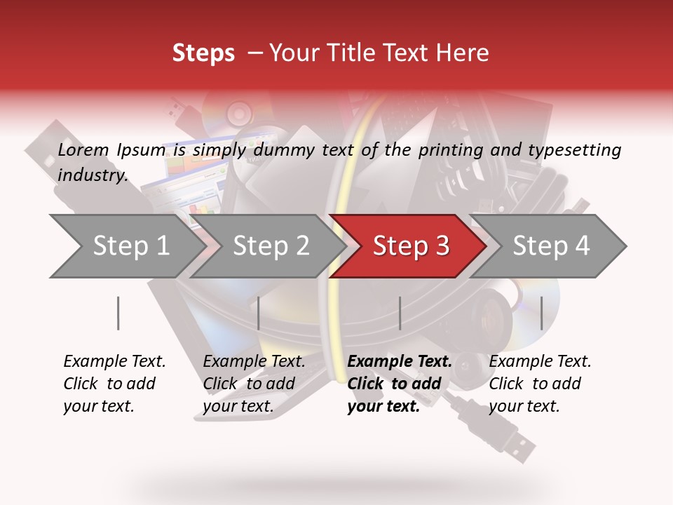 Connection Computer Organize PowerPoint Template
