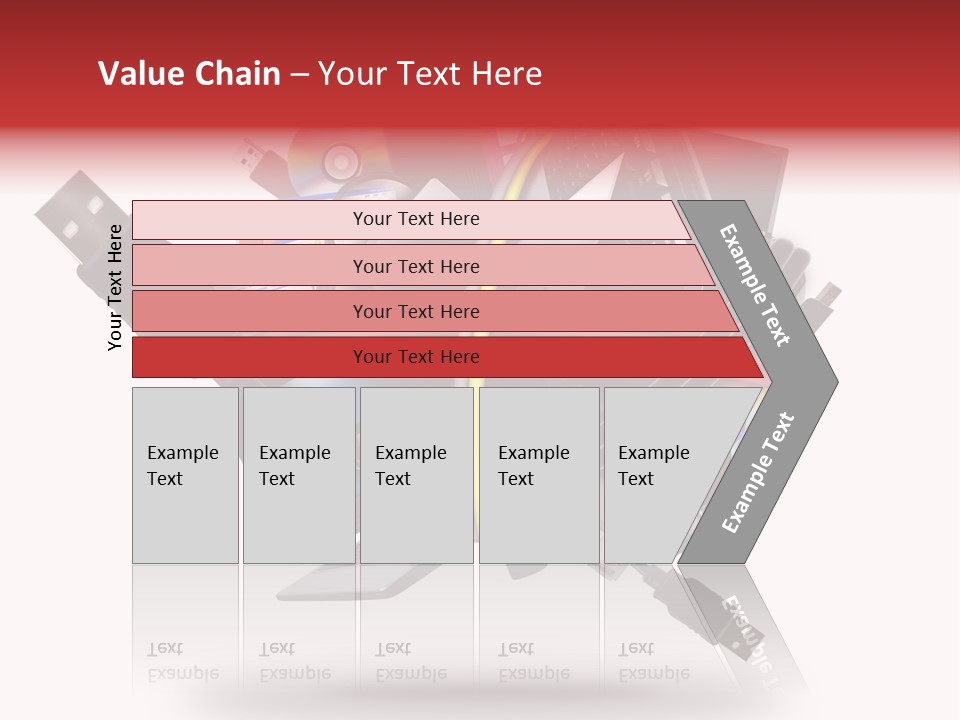 Connection Computer Organize PowerPoint Template