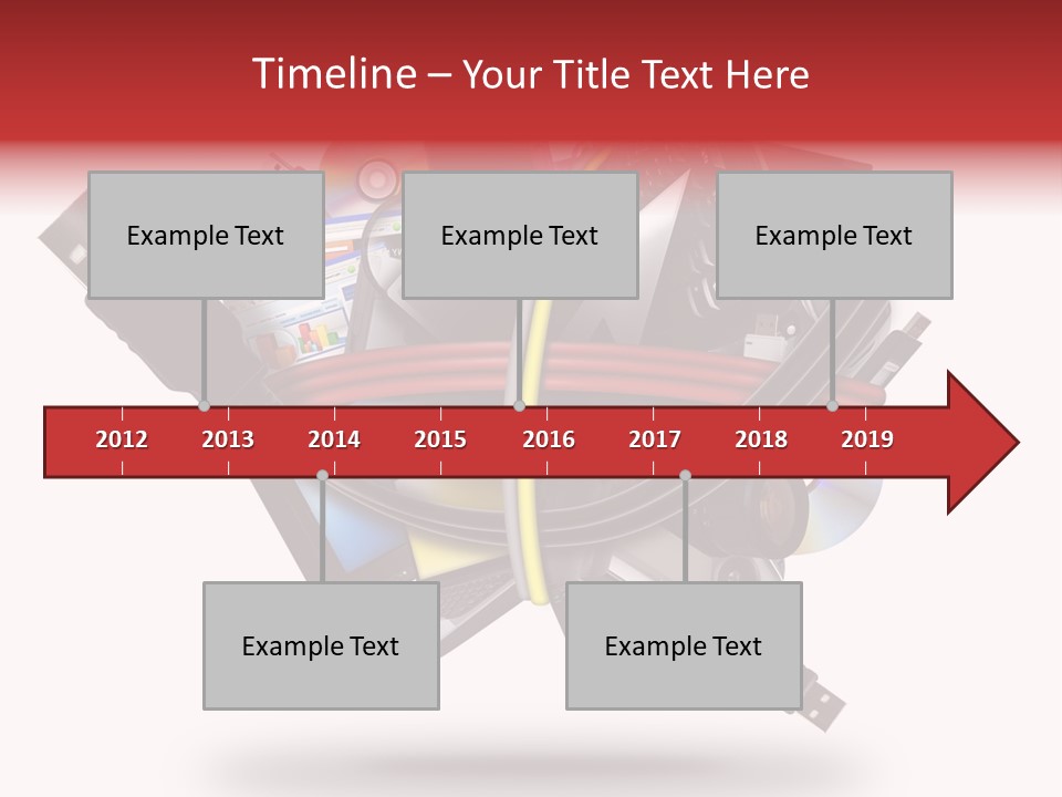 Connection Computer Organize PowerPoint Template
