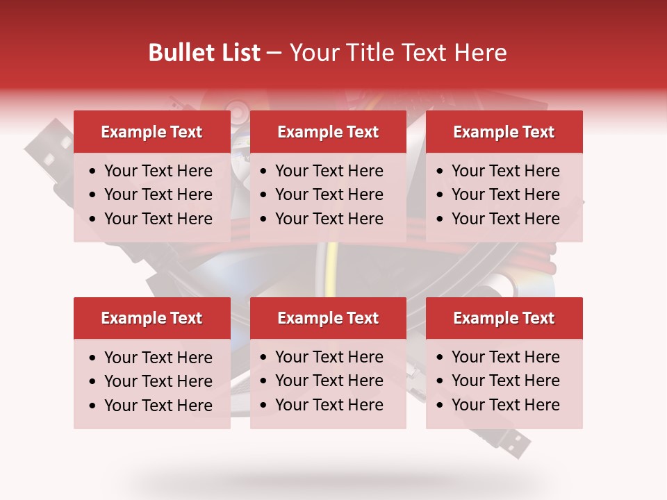 Connection Computer Organize PowerPoint Template