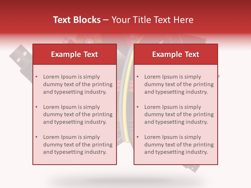 Connection Computer Organize PowerPoint Template
