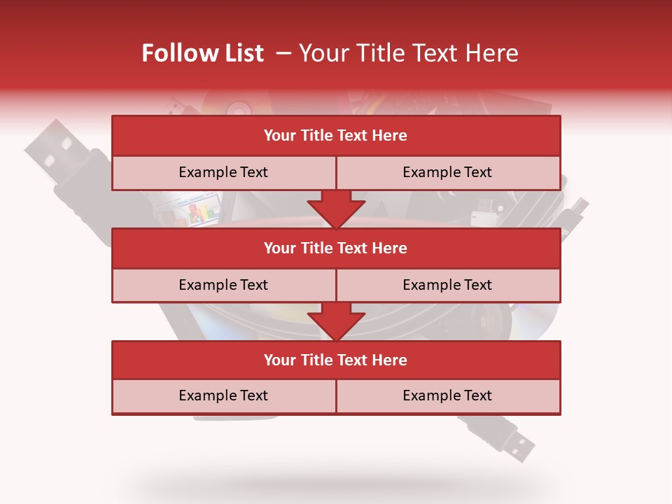 Connection Computer Organize PowerPoint Template