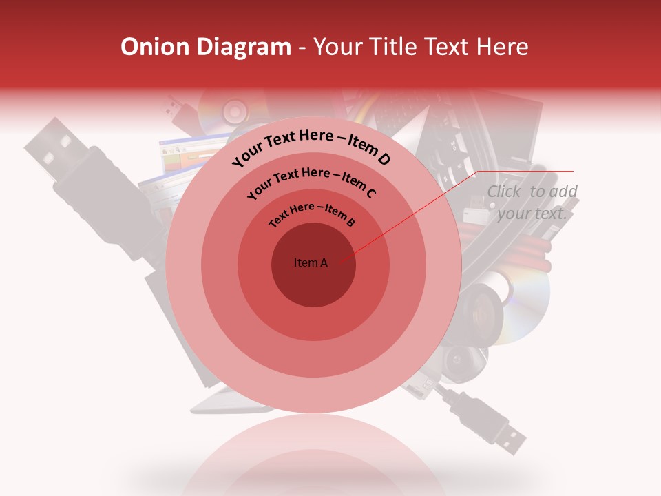 Connection Computer Organize PowerPoint Template