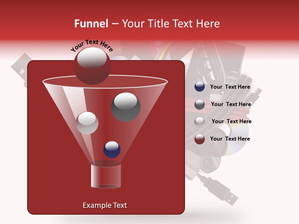 Connection Computer Organize PowerPoint Template