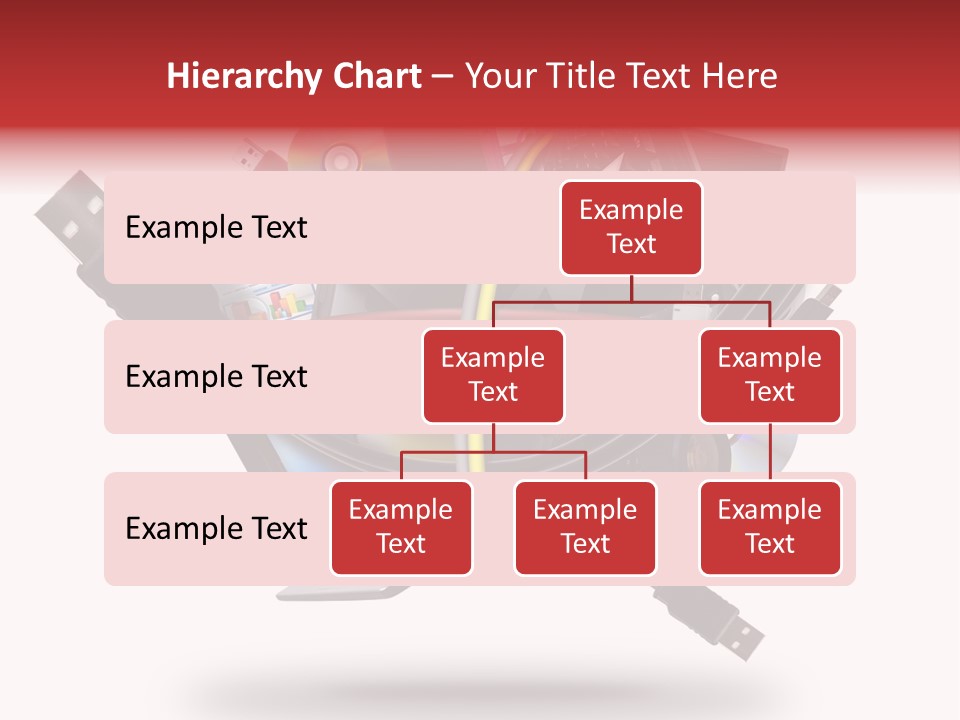 Connection Computer Organize PowerPoint Template