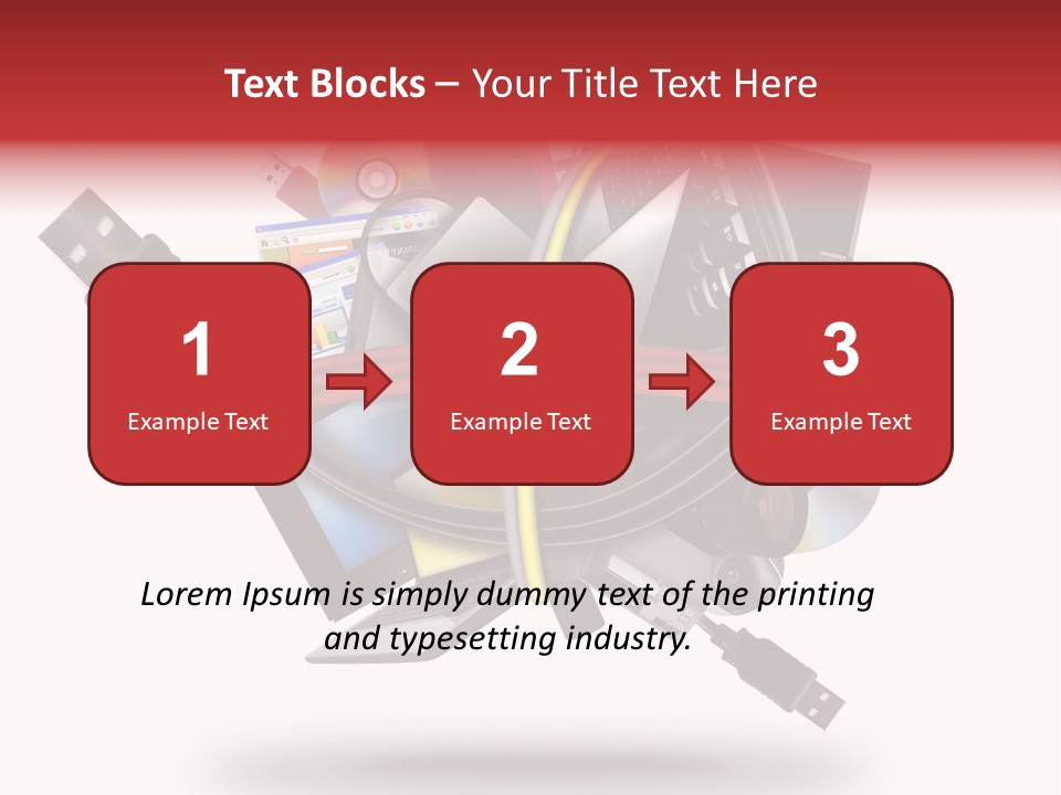 Connection Computer Organize PowerPoint Template