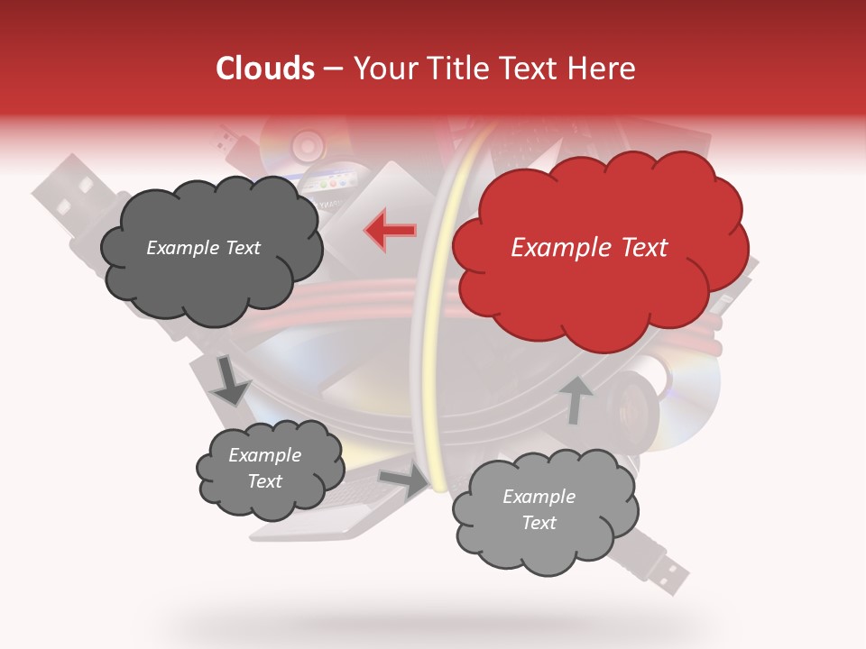 Connection Computer Organize PowerPoint Template