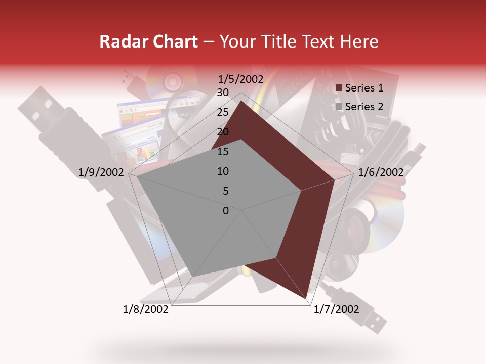 Connection Computer Organize PowerPoint Template