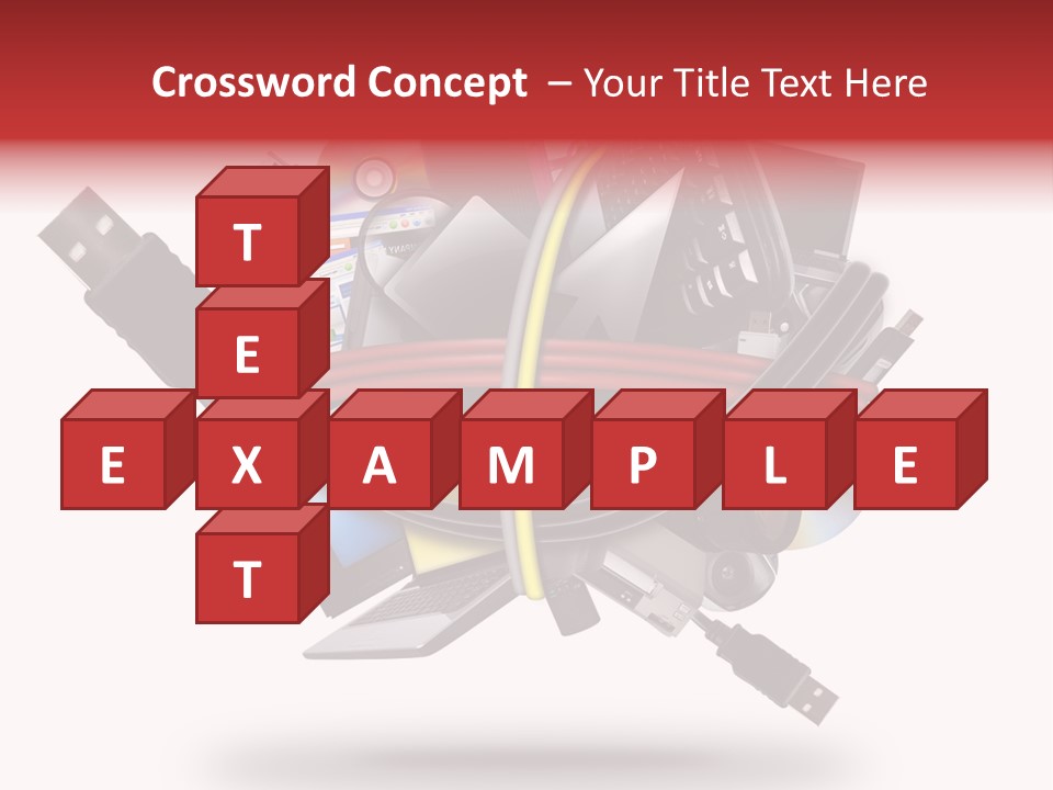 Connection Computer Organize PowerPoint Template