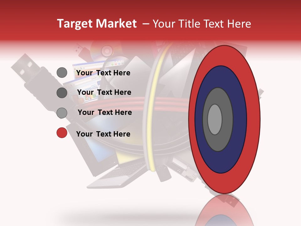 Connection Computer Organize PowerPoint Template