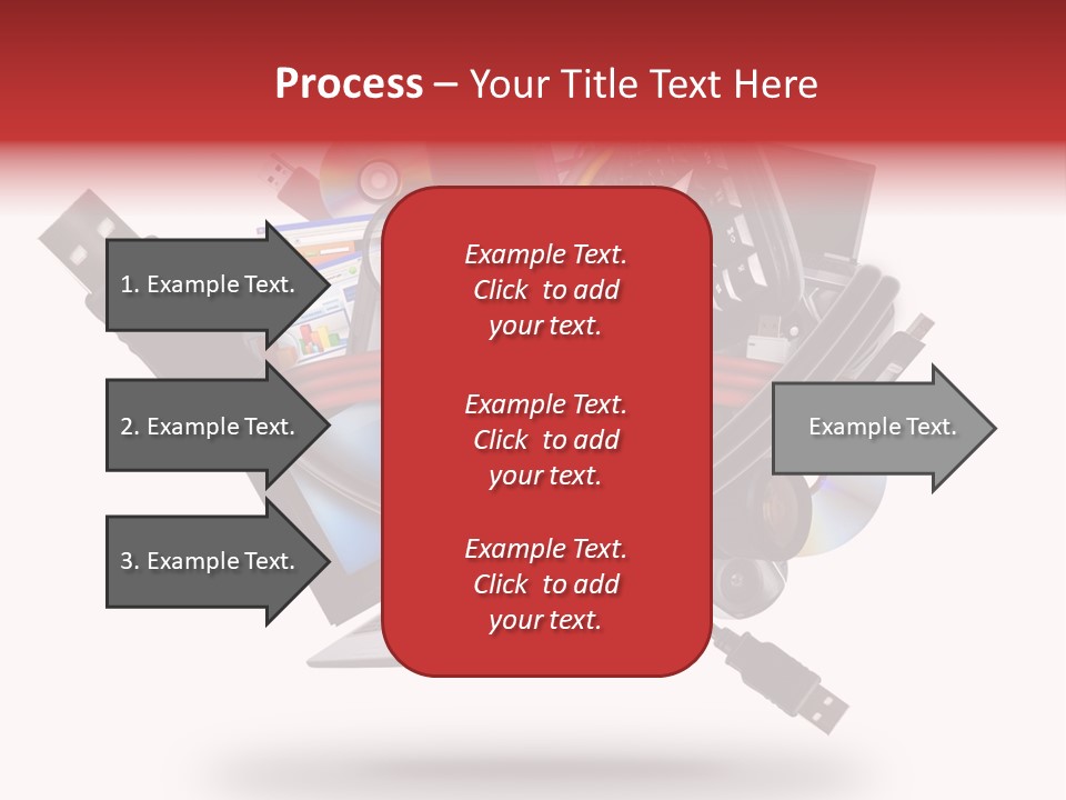 Connection Computer Organize PowerPoint Template