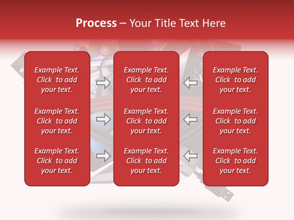 Connection Computer Organize PowerPoint Template