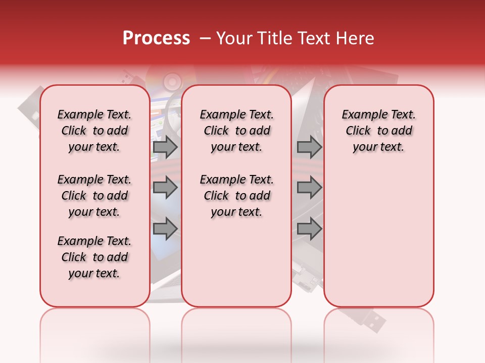 Connection Computer Organize PowerPoint Template