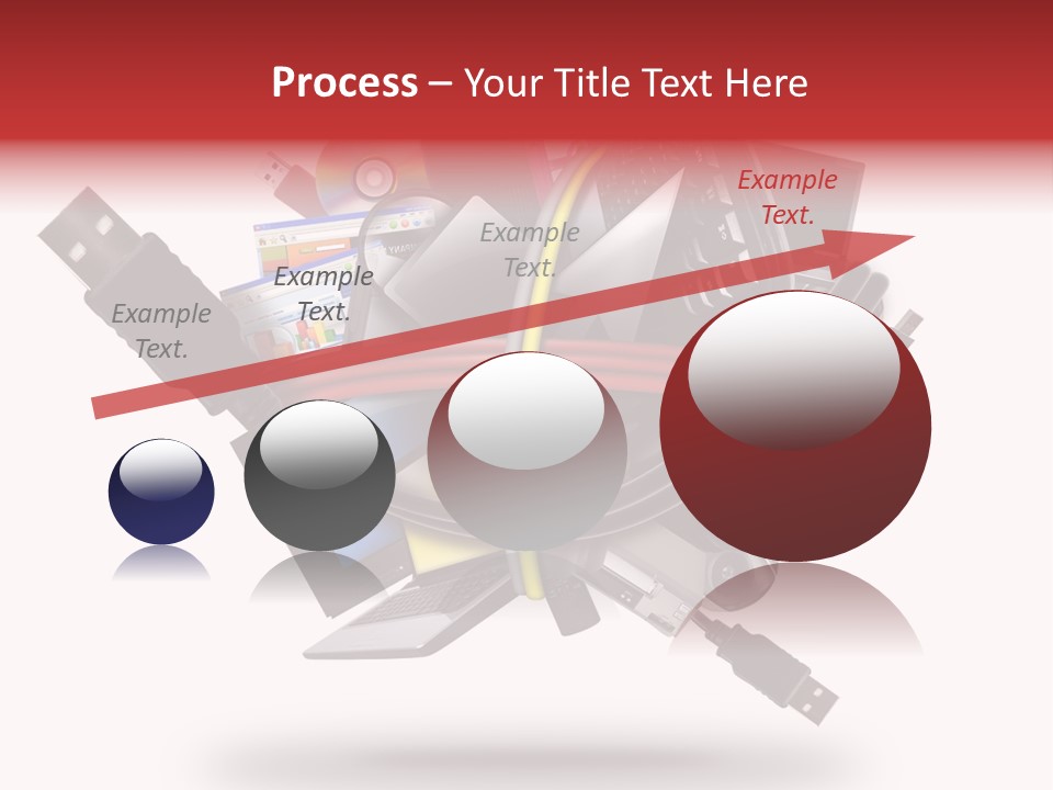 Connection Computer Organize PowerPoint Template