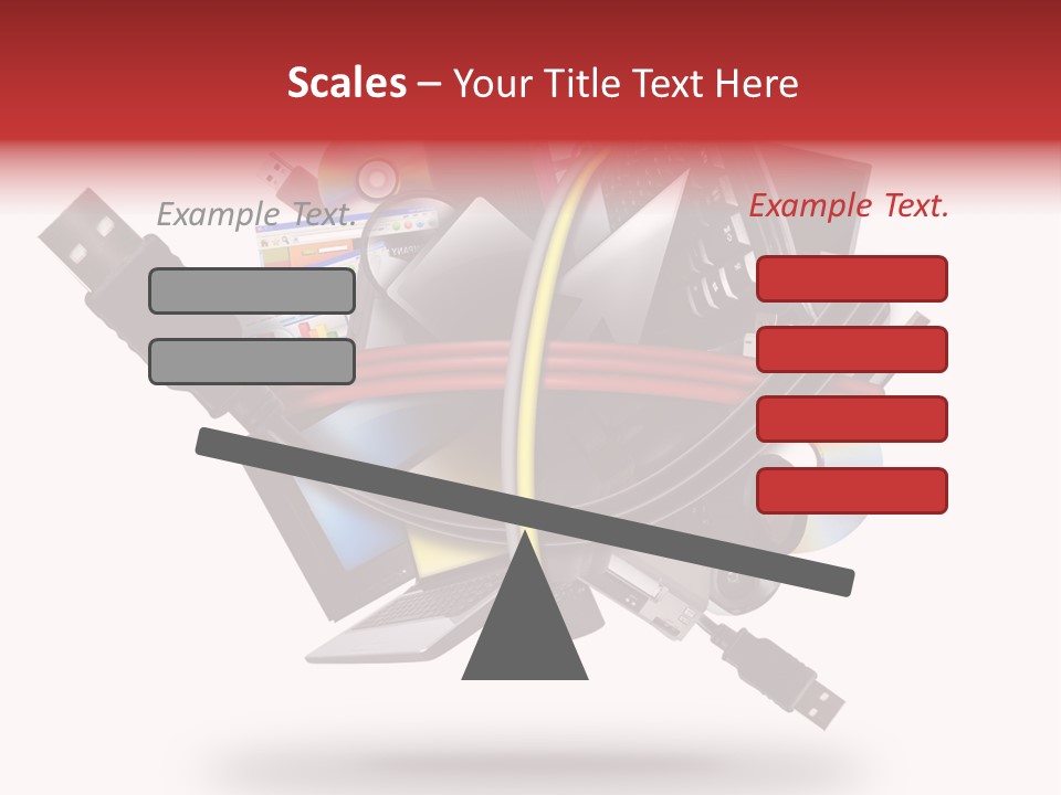 Connection Computer Organize PowerPoint Template