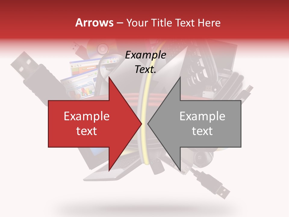 Connection Computer Organize PowerPoint Template