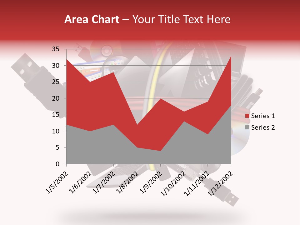 Connection Computer Organize PowerPoint Template