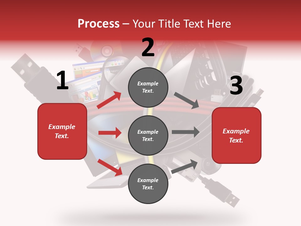 Connection Computer Organize PowerPoint Template