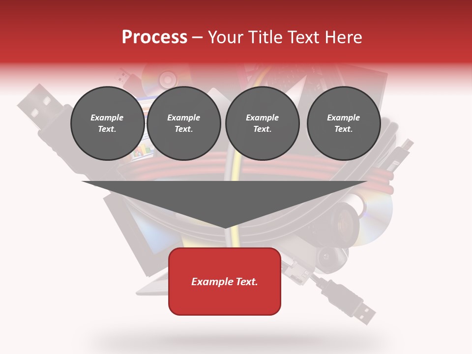 Connection Computer Organize PowerPoint Template