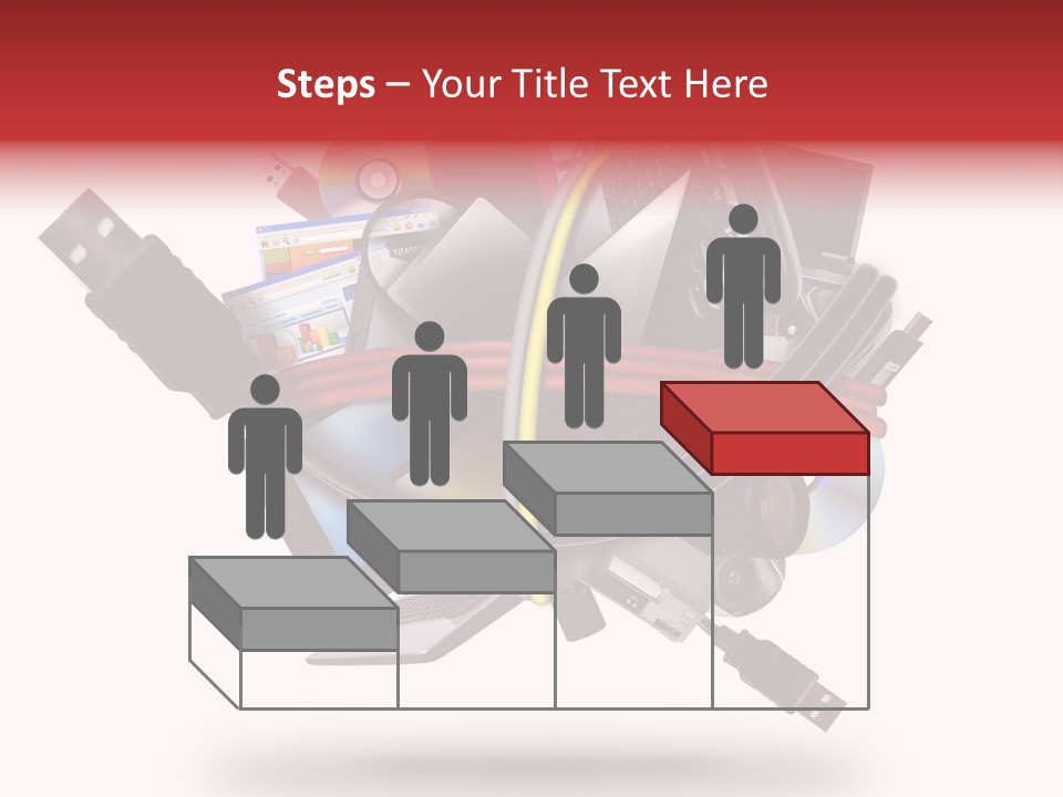 Connection Computer Organize PowerPoint Template