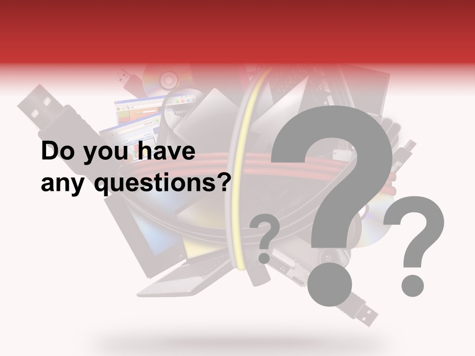 Connection Computer Organize PowerPoint Template