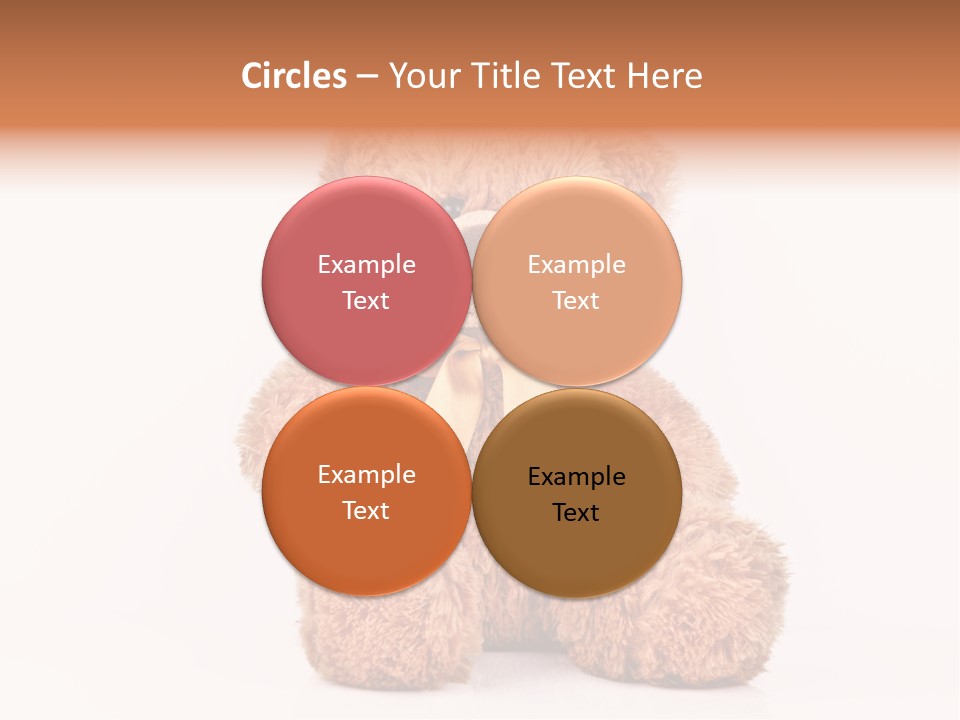 Teddybears Seasonal Bears PowerPoint Template