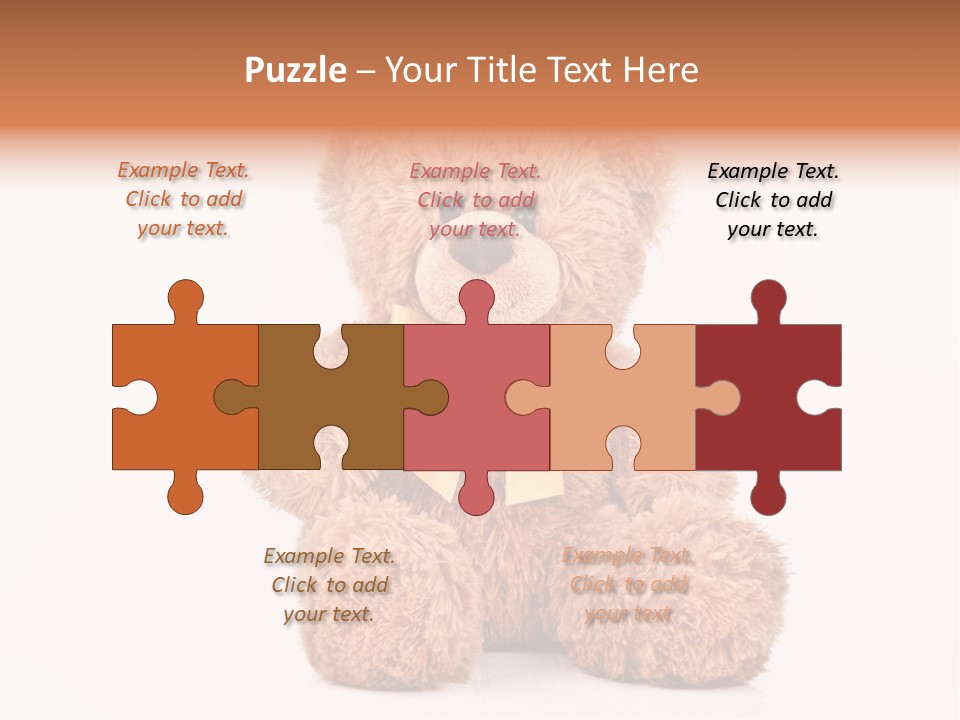 Teddybears Seasonal Bears PowerPoint Template