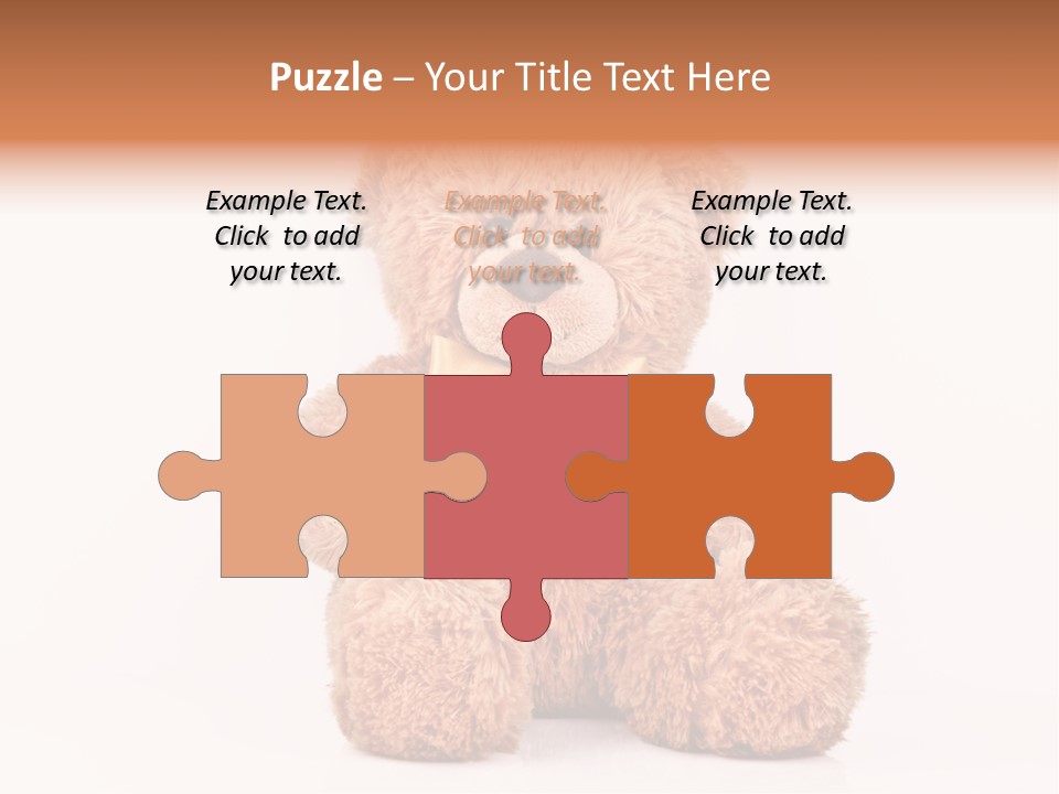 Teddybears Seasonal Bears PowerPoint Template