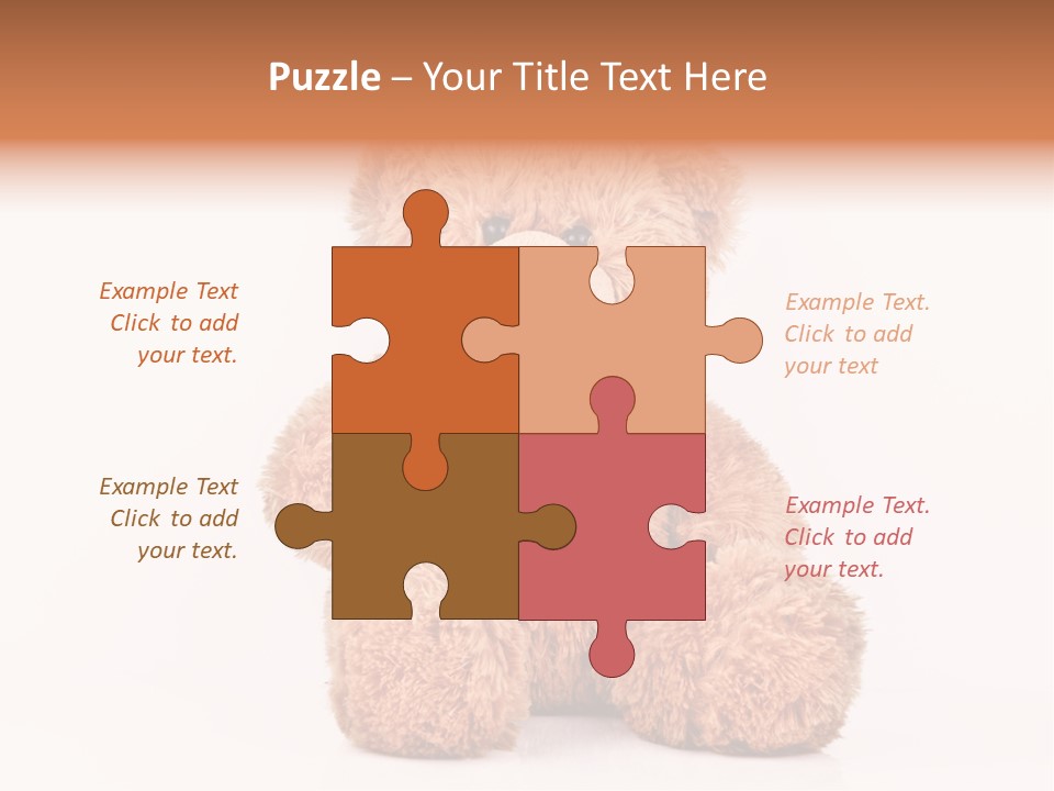Teddybears Seasonal Bears PowerPoint Template