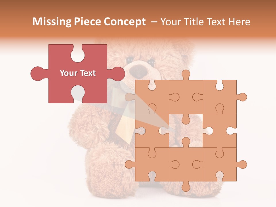 Teddybears Seasonal Bears PowerPoint Template