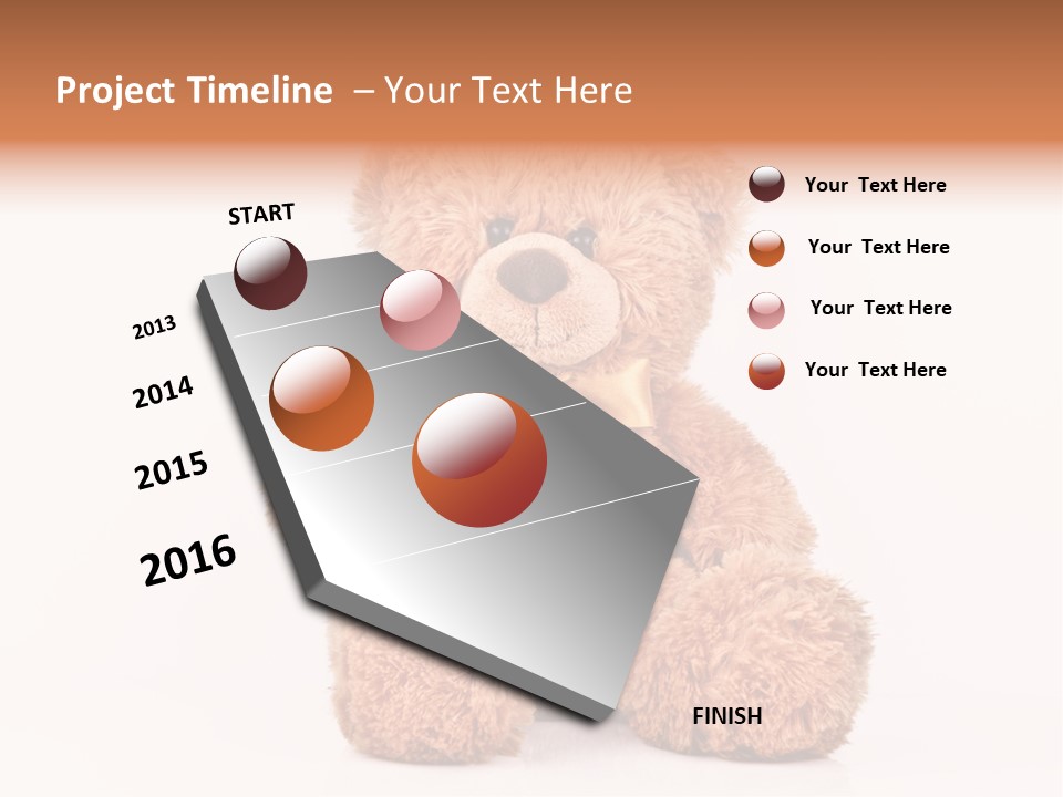 Teddybears Seasonal Bears PowerPoint Template