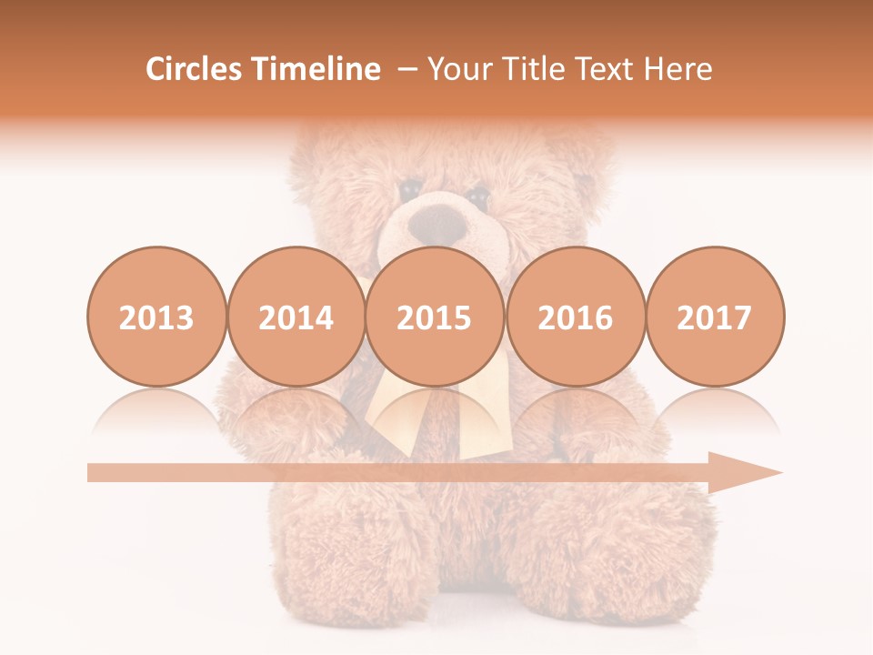 Teddybears Seasonal Bears PowerPoint Template