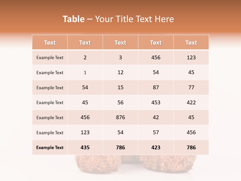 Teddybears Seasonal Bears PowerPoint Template