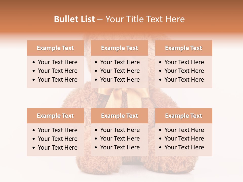 Teddybears Seasonal Bears PowerPoint Template