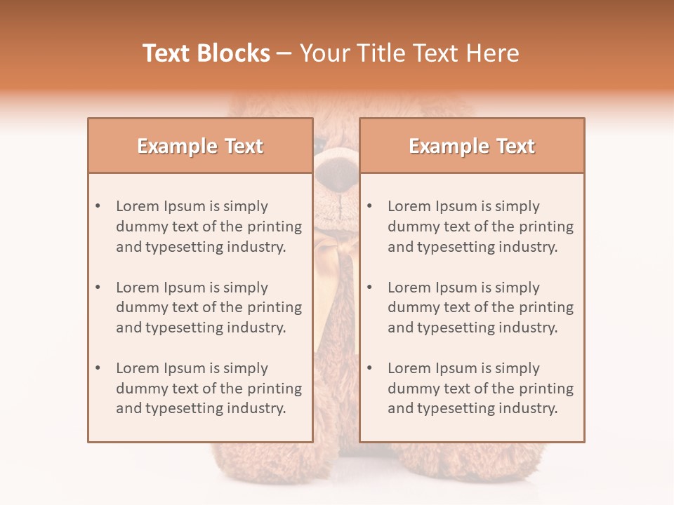 Teddybears Seasonal Bears PowerPoint Template
