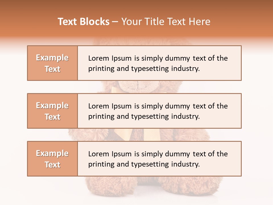Teddybears Seasonal Bears PowerPoint Template