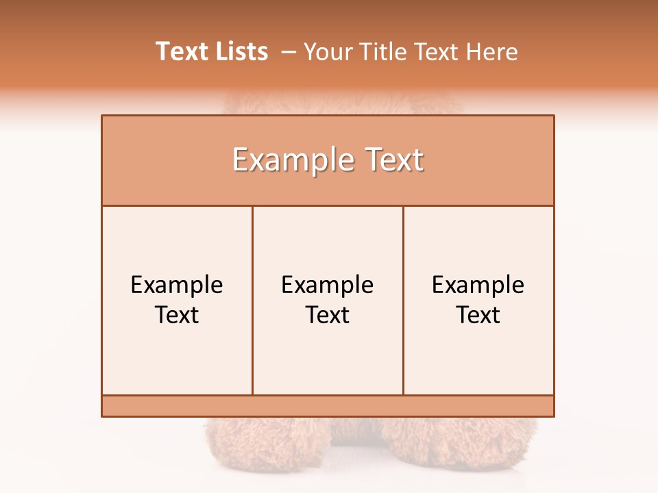 Teddybears Seasonal Bears PowerPoint Template