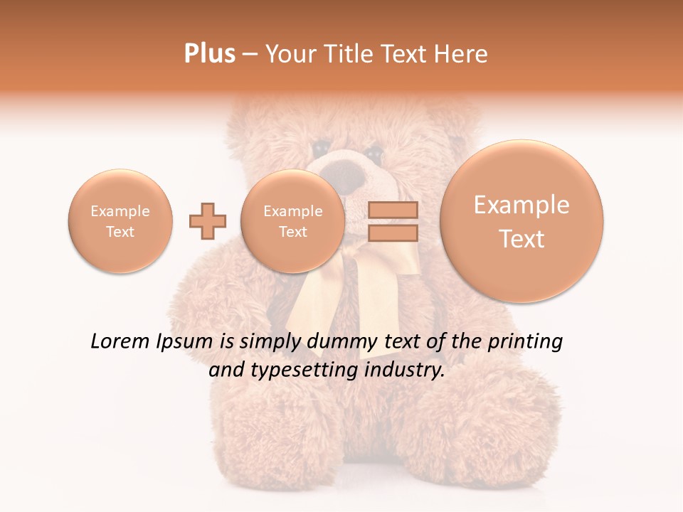 Teddybears Seasonal Bears PowerPoint Template