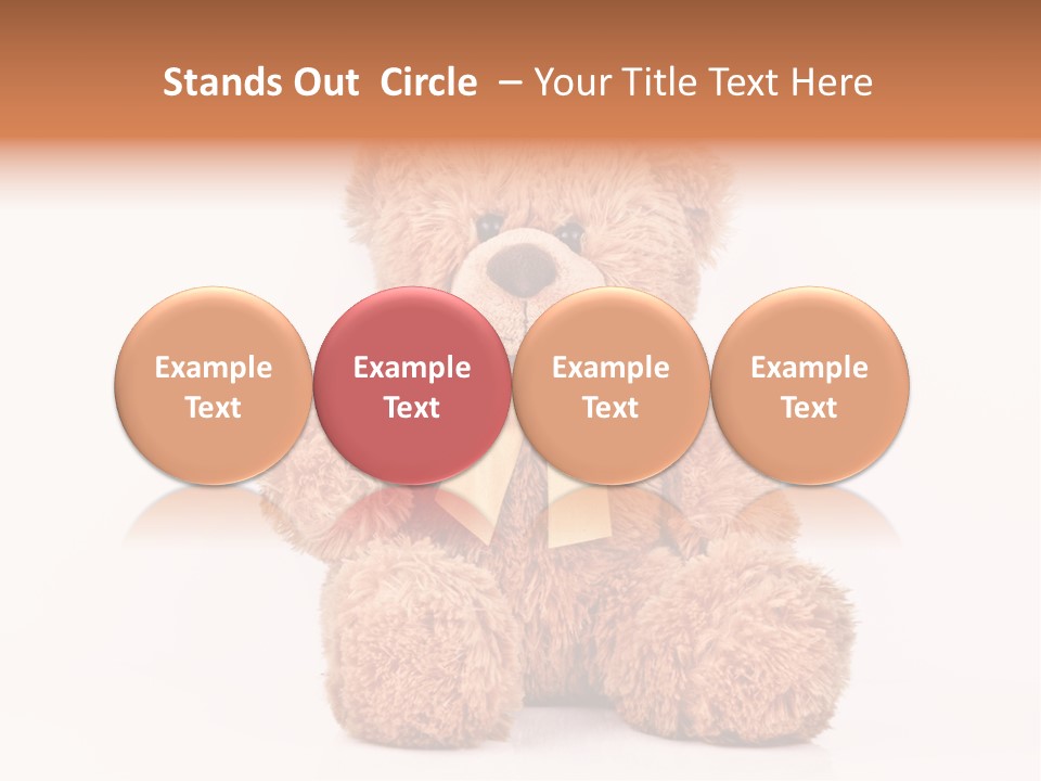 Teddybears Seasonal Bears PowerPoint Template
