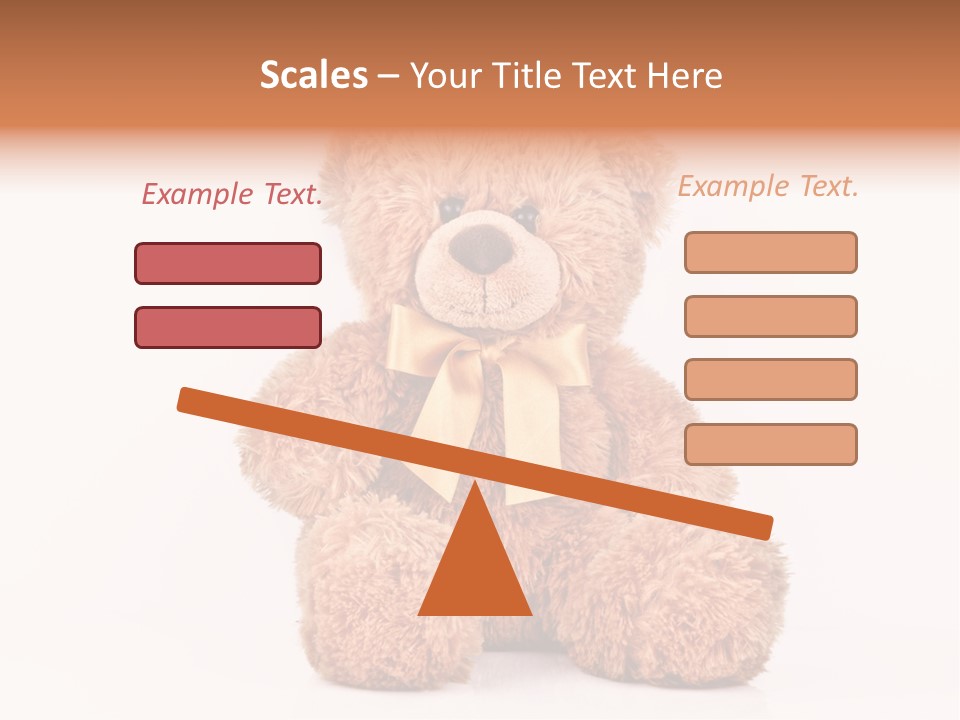 Teddybears Seasonal Bears PowerPoint Template