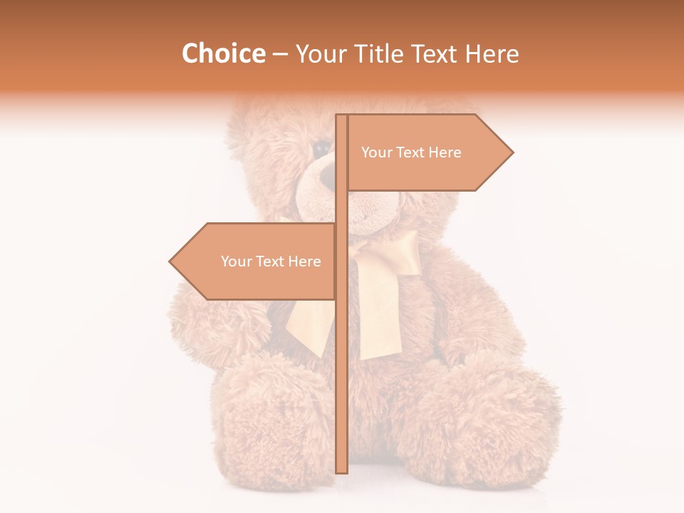 Teddybears Seasonal Bears PowerPoint Template