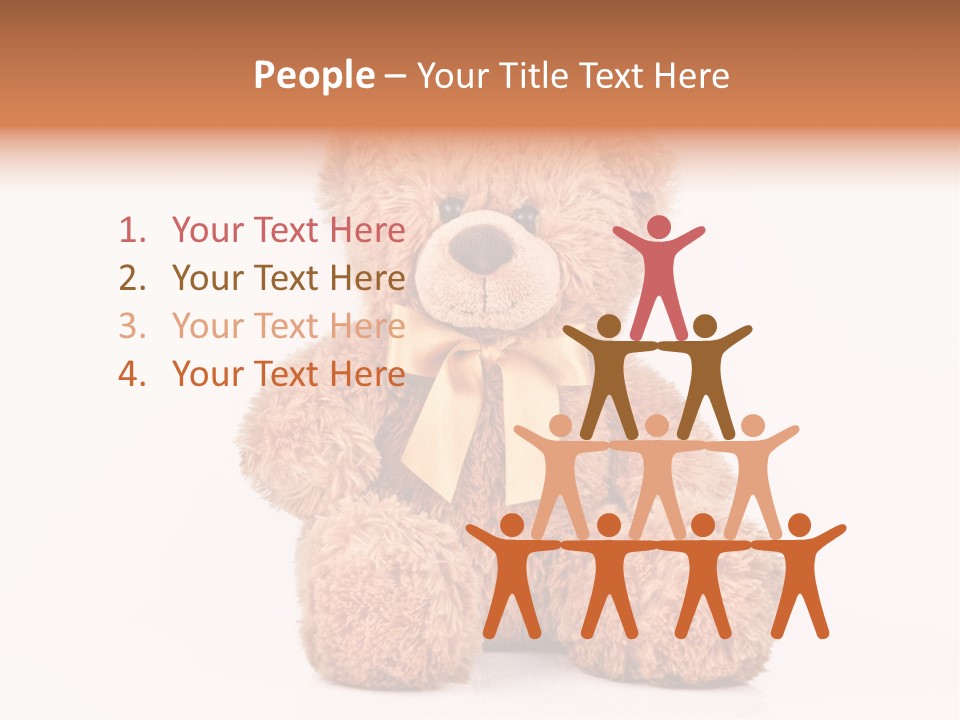 Teddybears Seasonal Bears PowerPoint Template