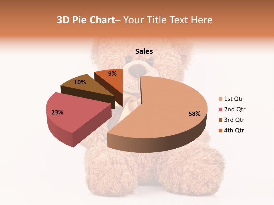 Teddybears Seasonal Bears PowerPoint Template