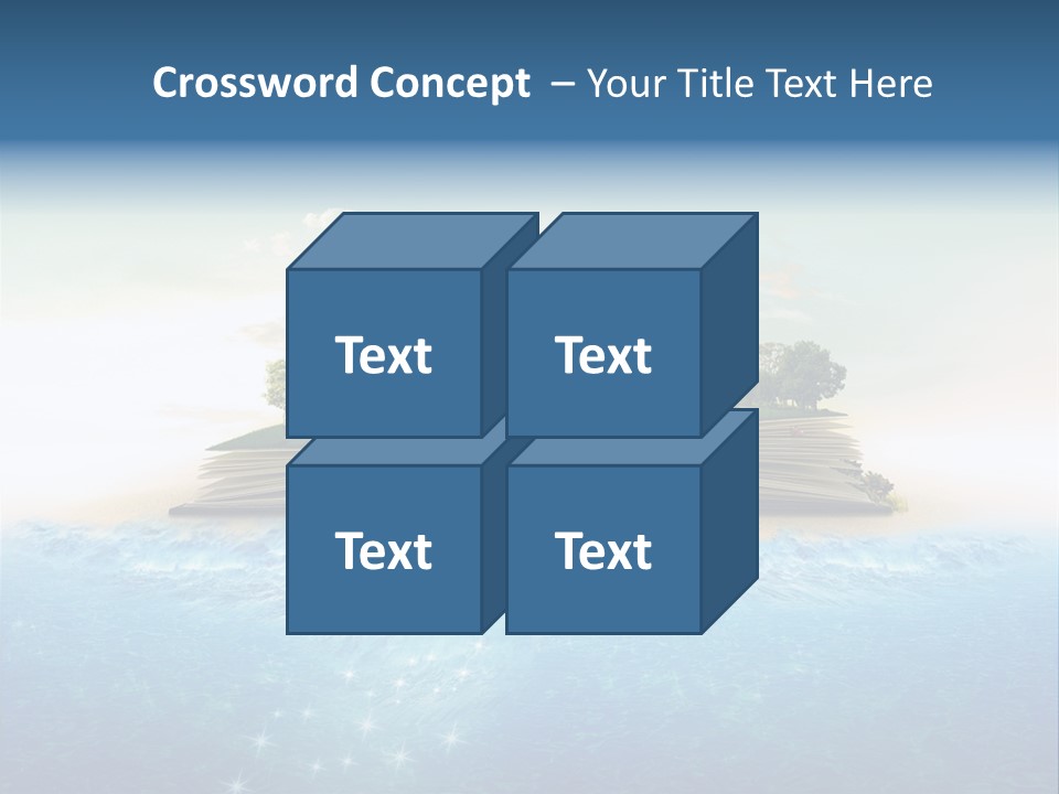 Red Deer Grass Butterfly PowerPoint Template