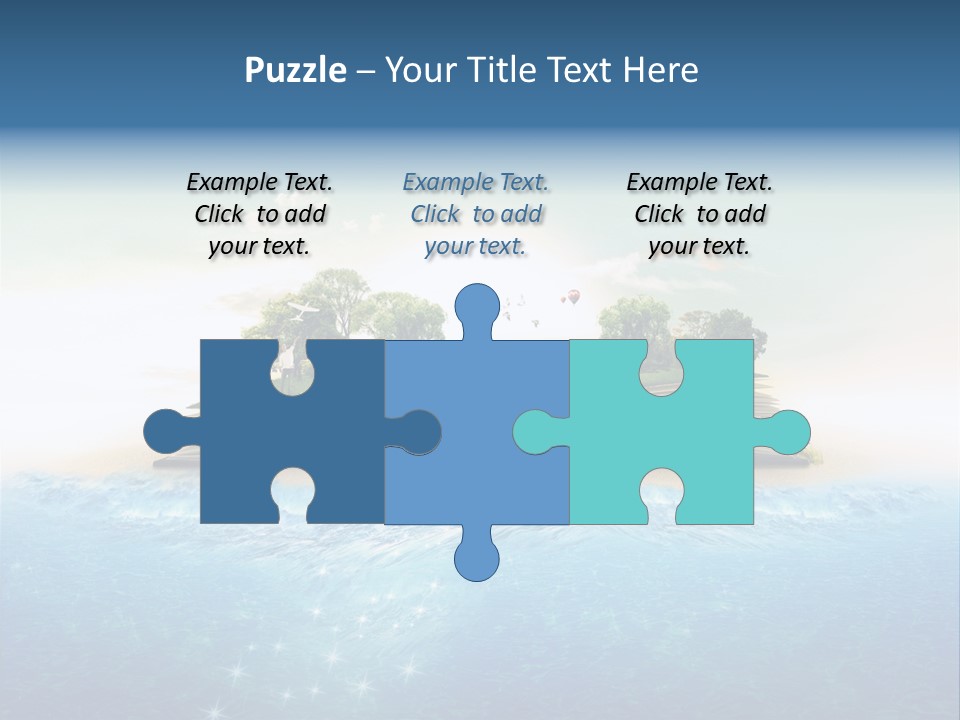 Red Deer Grass Butterfly PowerPoint Template