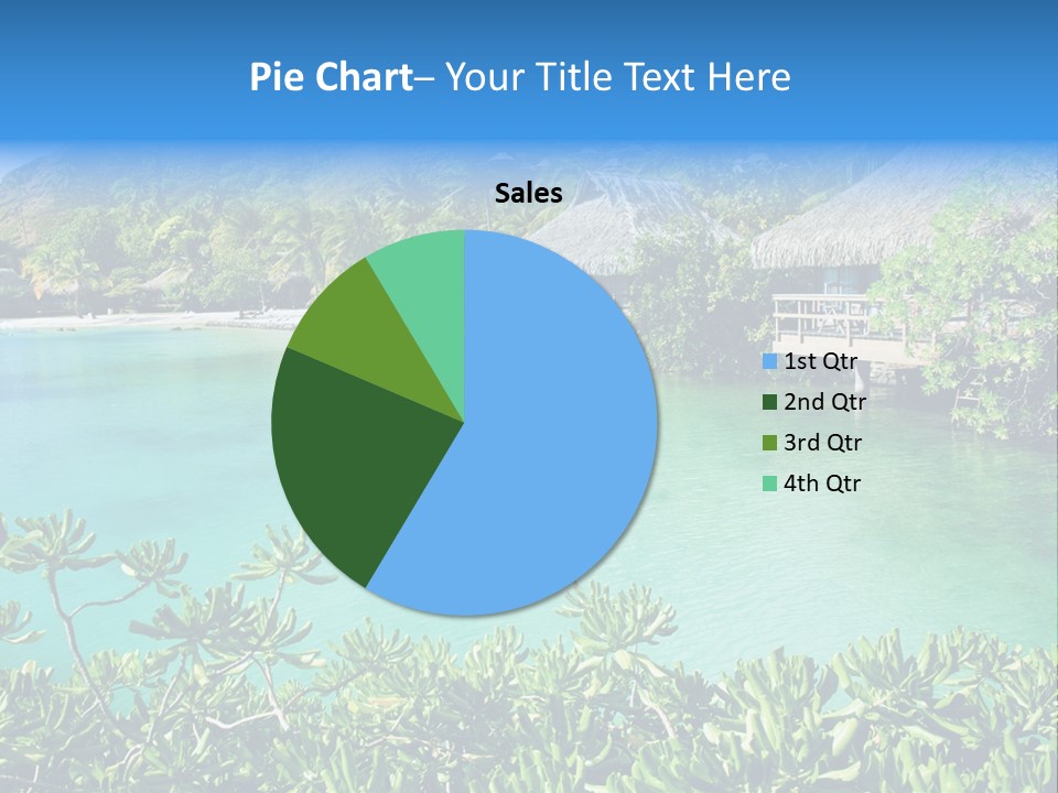 Relaxation Island Bungalow PowerPoint Template