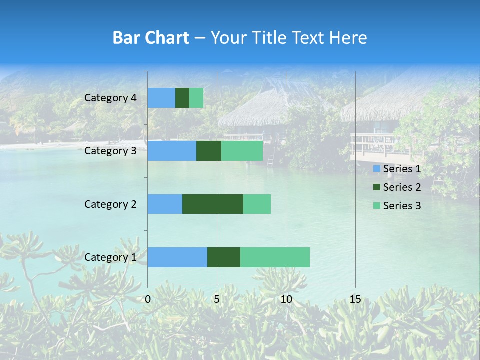 Relaxation Island Bungalow PowerPoint Template