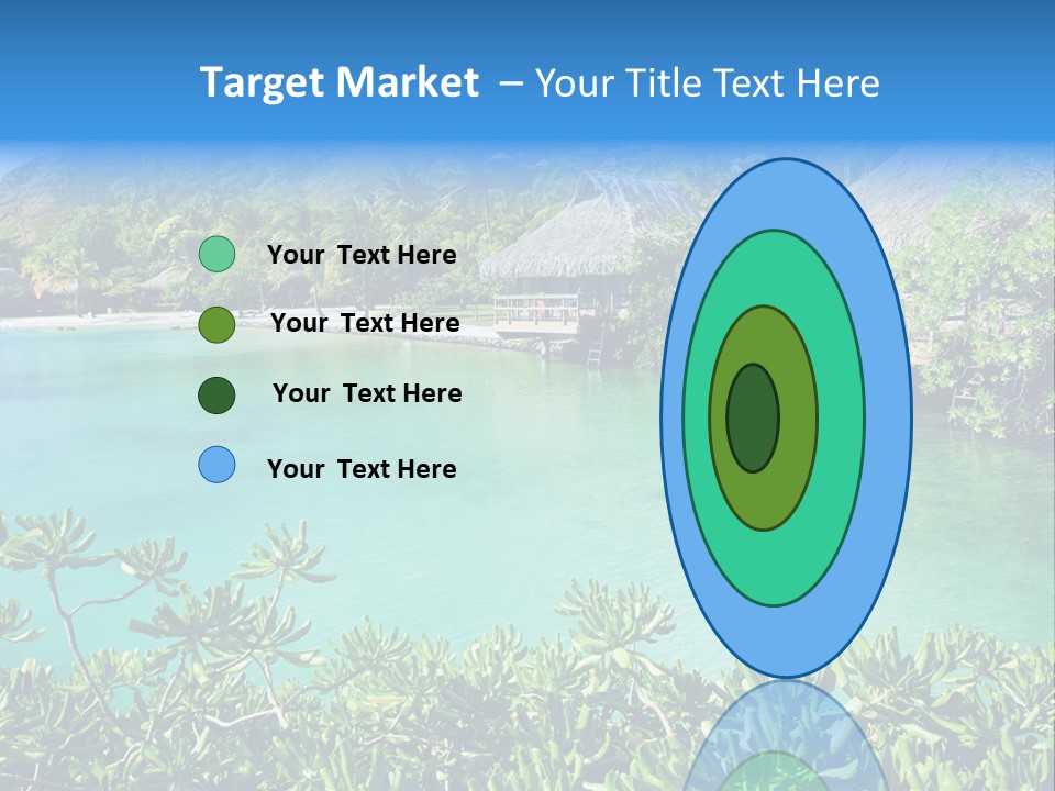 Relaxation Island Bungalow PowerPoint Template